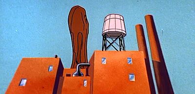 Factory building Tree Man