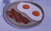 Bacon and eggs