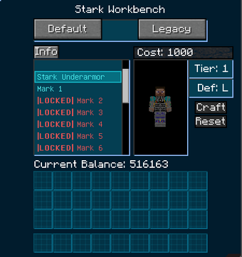 Stark Workbench Minecraft Legends Mod Wiki Fandom