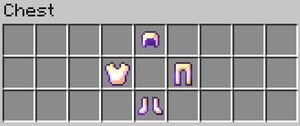 Enchanted Gold Armor Contents