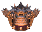 NSMB Minigame-Bowser Statue