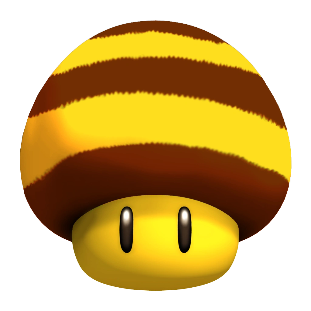 Image Bee Mushroom.png Super Mario Galaxy Wiki FANDOM powered by