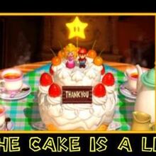 Super Mario 64 Bloopers Short The Cake Is A Lie Wiki Supermarioglitchy4 Fandom