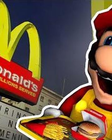 Smg4 Mario Works At Mcdonalds Supermarioglitchy4 Wiki Fandom