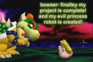 There's a Princess Peach Robot! ;O ;O