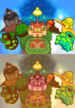 Regno dei funghi in Mario e Luigi- Fratelli nel Tempo