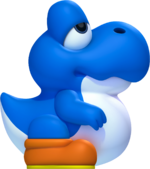 Baby yoshi bubble