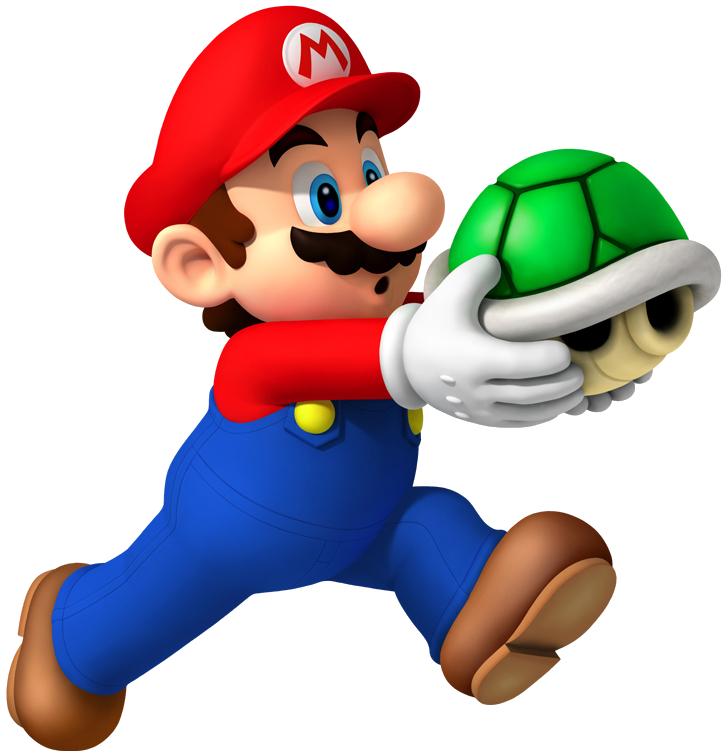 Immagine 2401366mario with shell artwork new super mario bros. wii