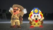 Capitan Toad in Pixel Screenshot - Super Mario Odyssey