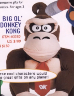 big donkey kong plush