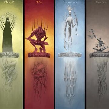 The 4 Horsemen Of The Apocalypse Supernatural Ties Wiki Fandom