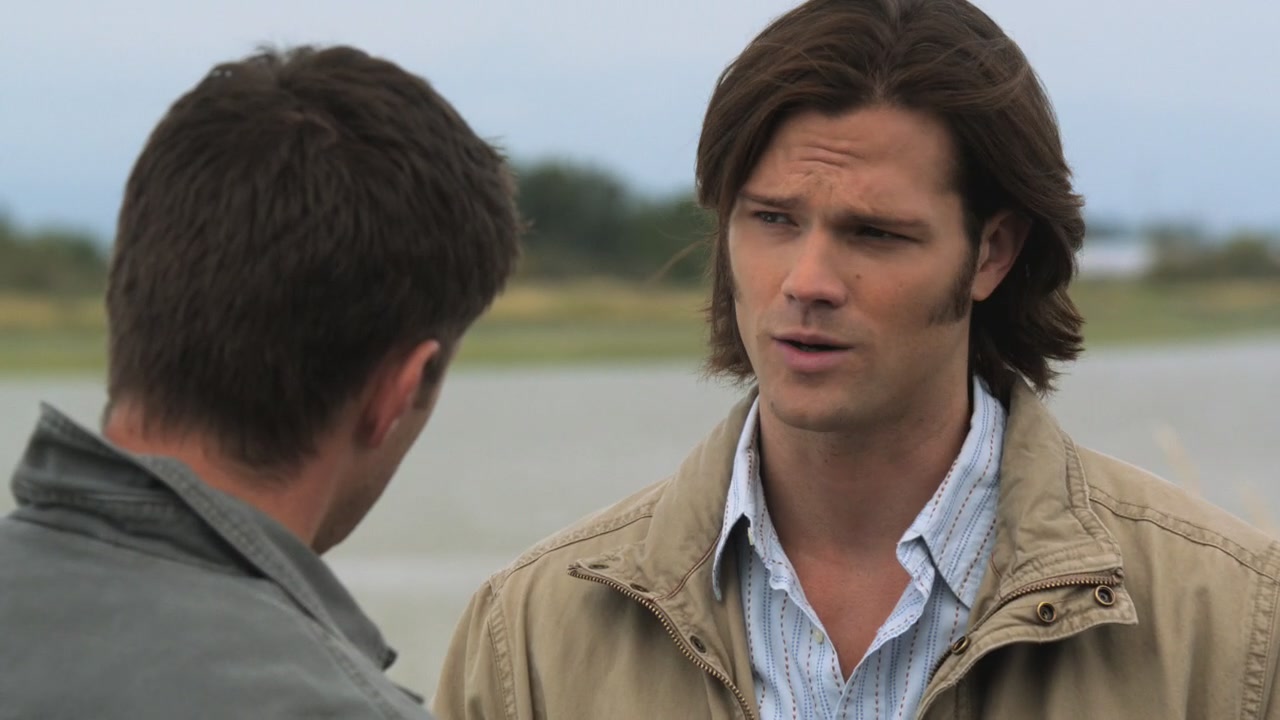 The next day Sam and Dean share a beer and Dean explains that Jo s ghost was the Jo they knew just a little happier He then asks Sam why he volunteered