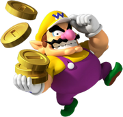 Wario robbing the bank