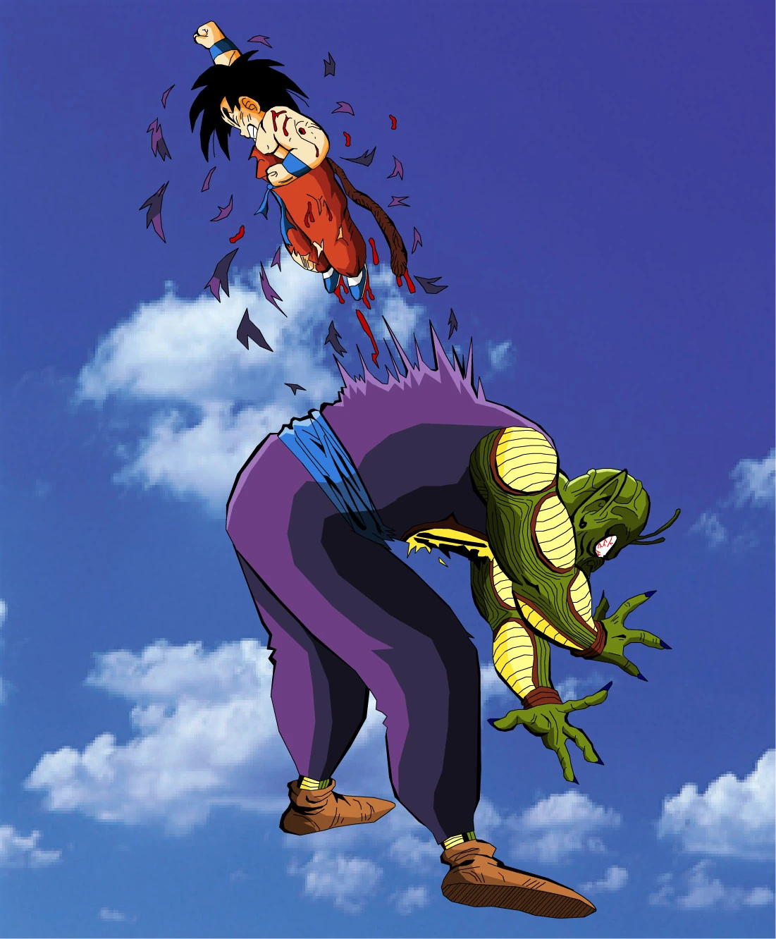 Bild Kid Goku kills King Piccolo by eggmanrules.jpg Dragonball Z