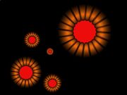 Flaming Spheres