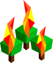 Burn forest