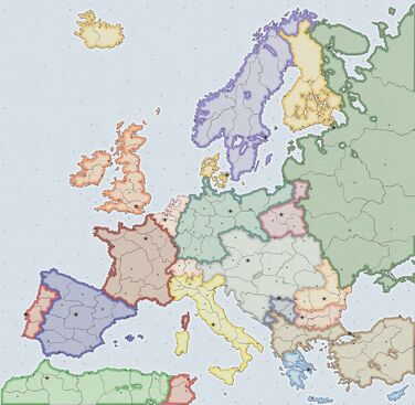 Map europe
