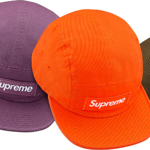 supreme washed chino twill camp cap fw18