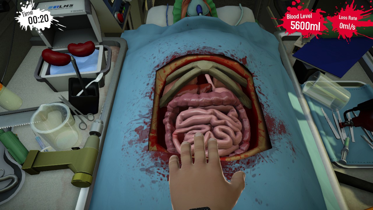kidney transplant surgeon simulator intestin