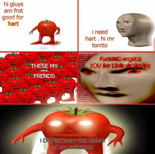 Image Meme man meets mr tomto.png Surreal Memes Wiki FANDOM