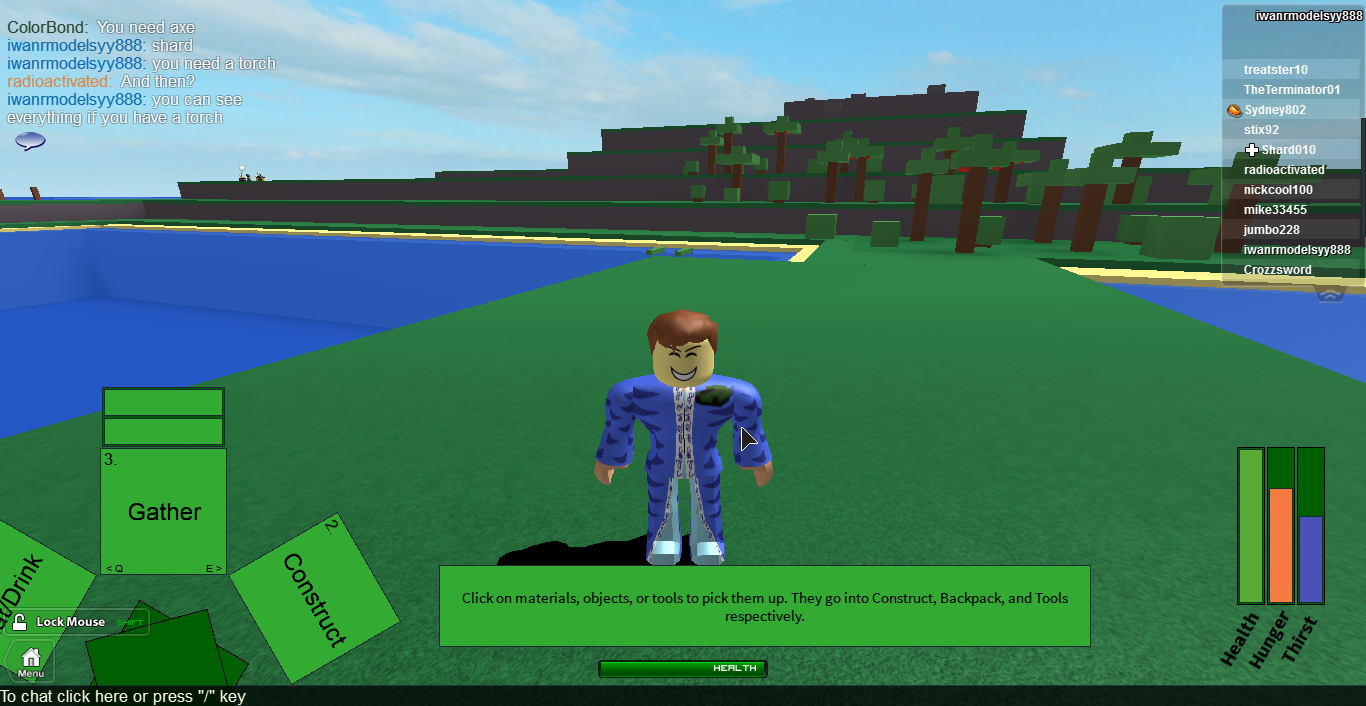 island survival game roblox