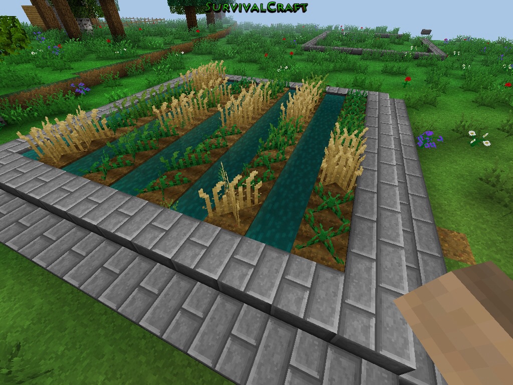 survivalcraft 2 seeds with houses