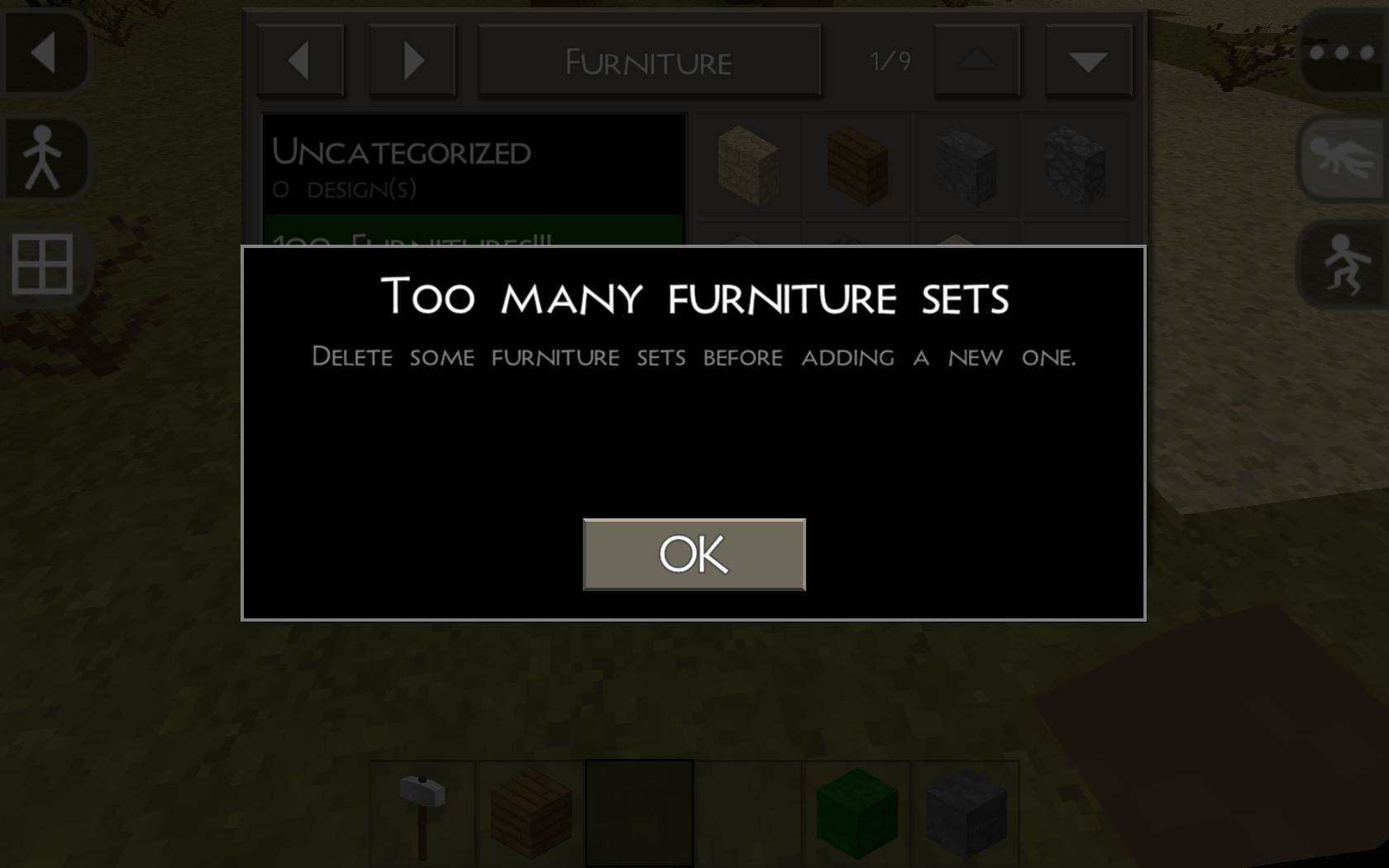 how to put furnature in your house on survivalcraft 2