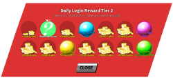 DAILY REWARD UNCLAIMED