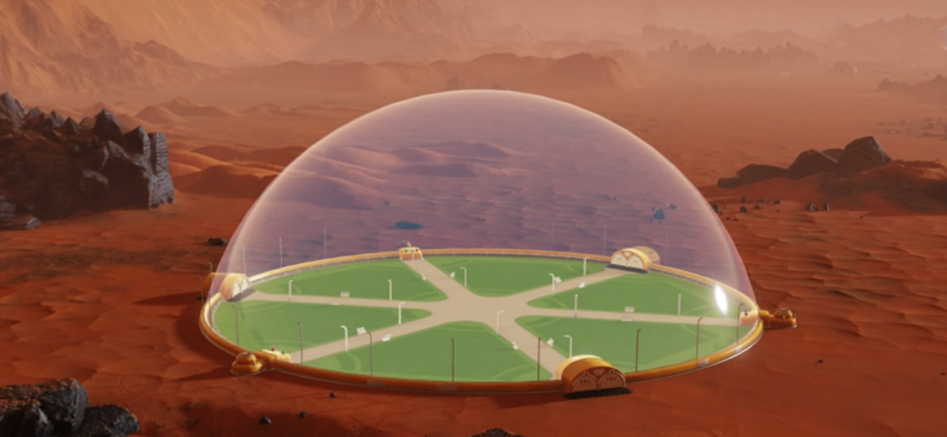 Surviving mars stellaris dome set описание