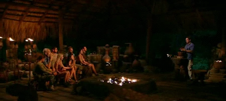 Resultado de imagem para gif tribal council survivor