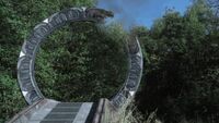 Broken gate