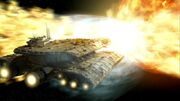 Deadalus under fire