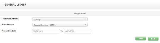General ledger