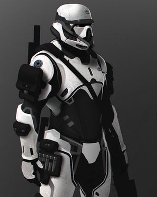 black armor stormtroopers