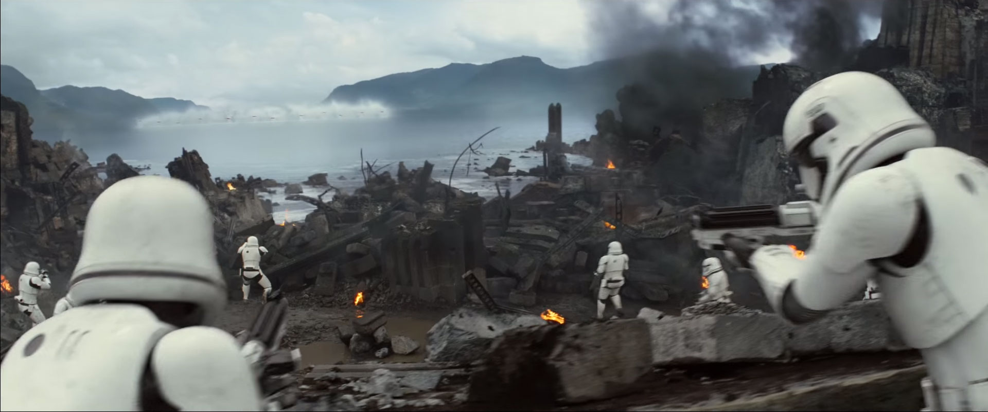 Image FO stormtroopers Takodana Xwing approach.jpg Star Wars Fanon