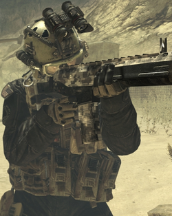 Army Special Forces Operator in Standard Attire