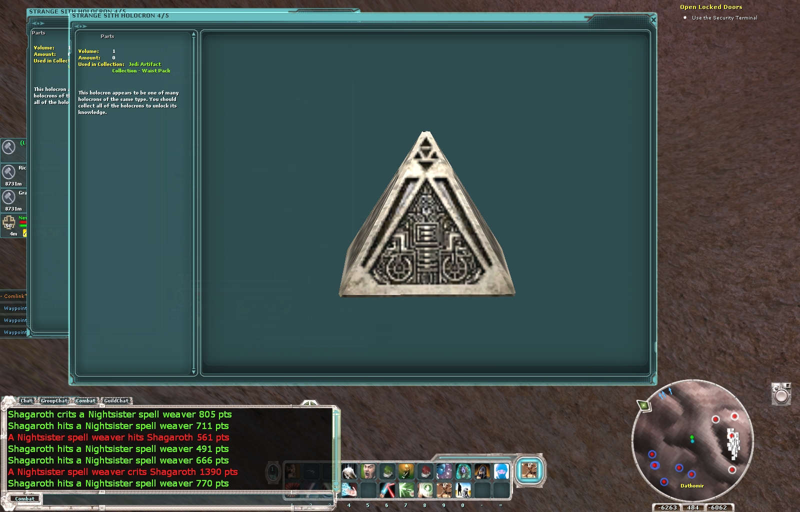 Strange Sith Holocron 4/5 (Waist Pack) | SWG Wiki | Fandom