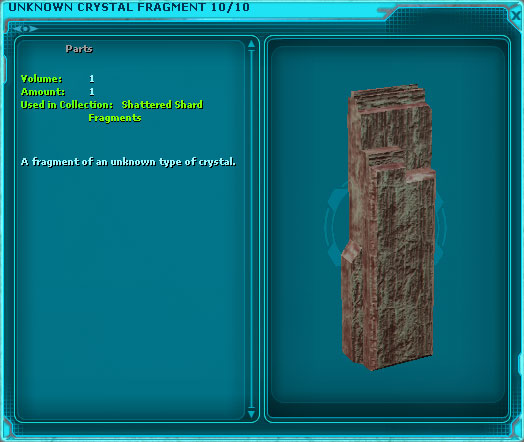 Unknown Crystal Fragment 10 10 SWG Wiki FANDOM Powered By Wikia Latest