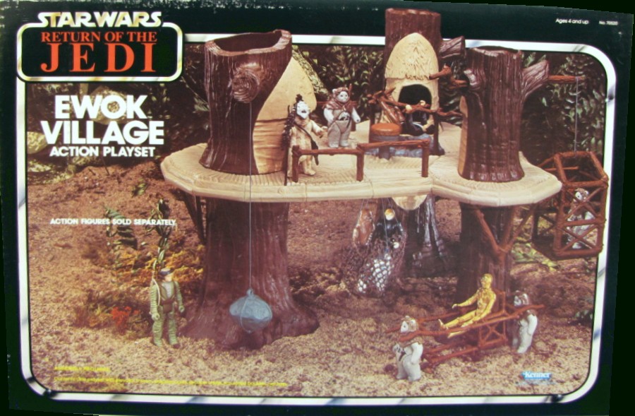 ewok village action playset 1983