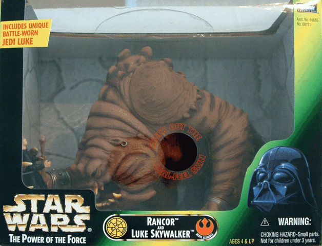 star wars the power of the force rancor and luke skywalker