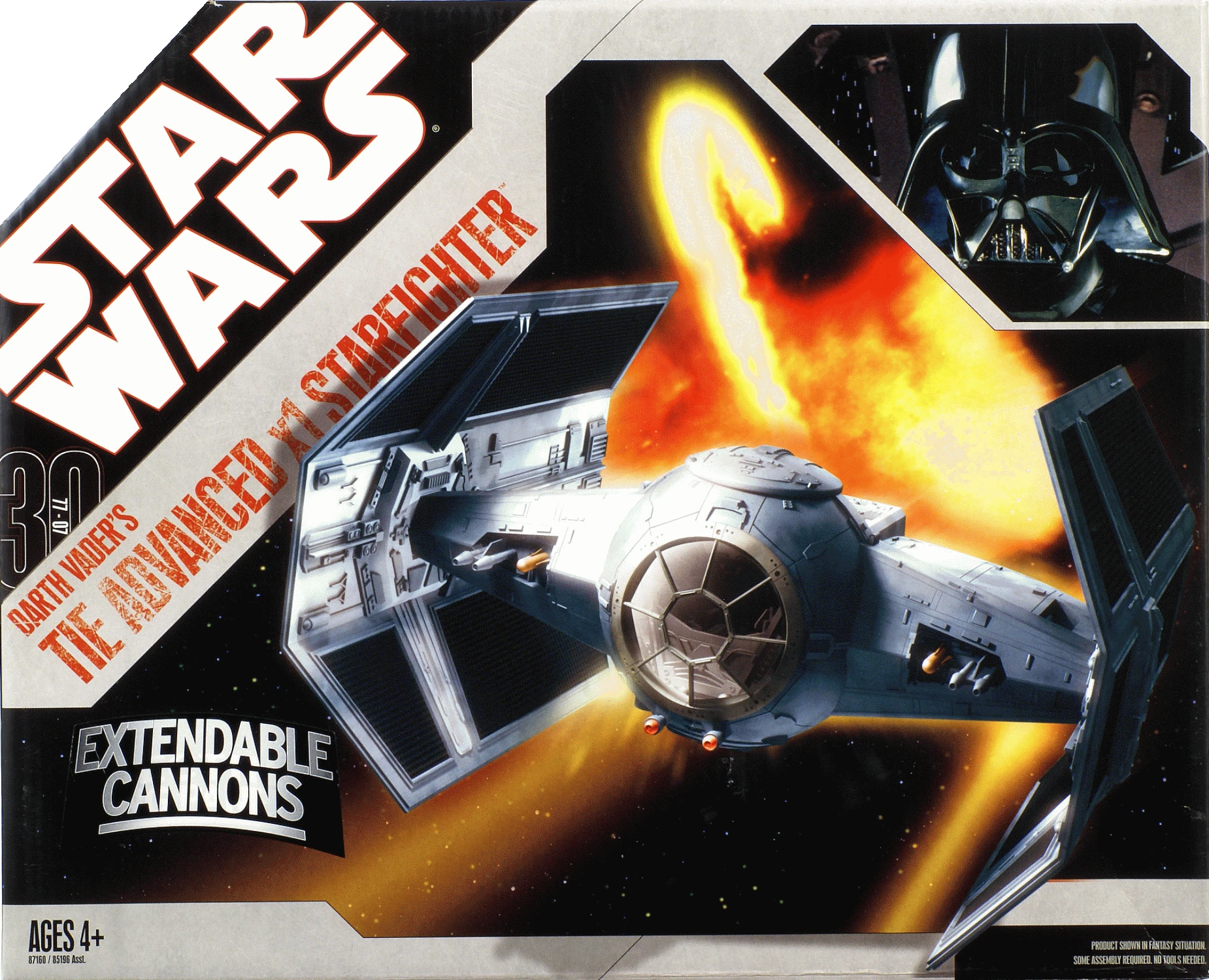 darth vader's tie advanced x1 starfighter