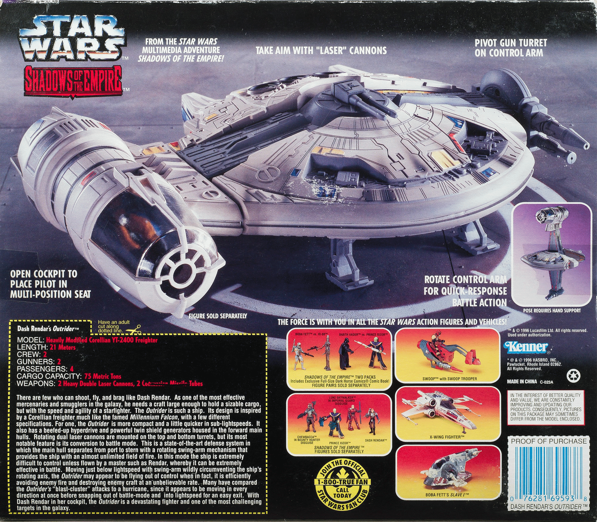 dash rendar ship toy