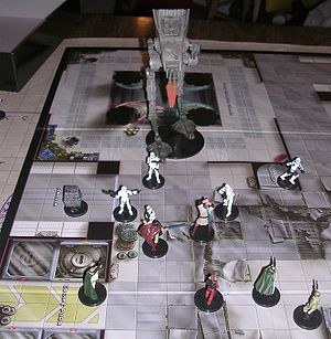 Star Wars Miniatures in play
