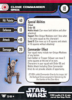 Clone Commander Gree Star Wars Miniatures Wiki Fandom
