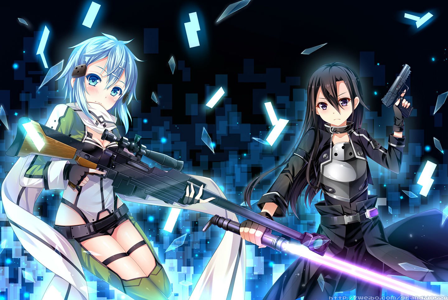 Анимированные обои sword art online