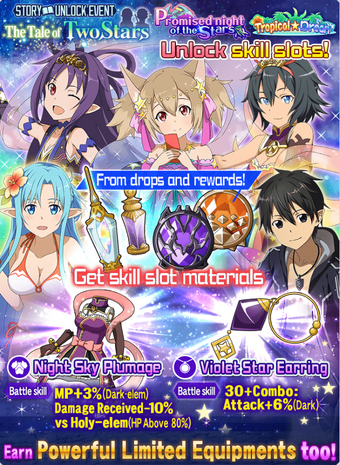 The Tale Of Two Stars Sword Art Online Memory Defrag Wiki Fandom