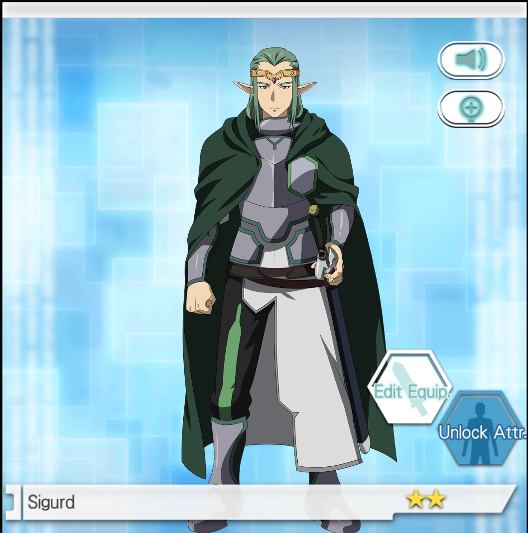 Sigurd Sword Art Online Memory Defrag Wiki FANDOM