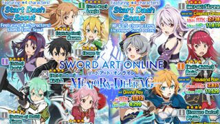 Character List Sword Art Online Memory Defrag Wiki Fandom