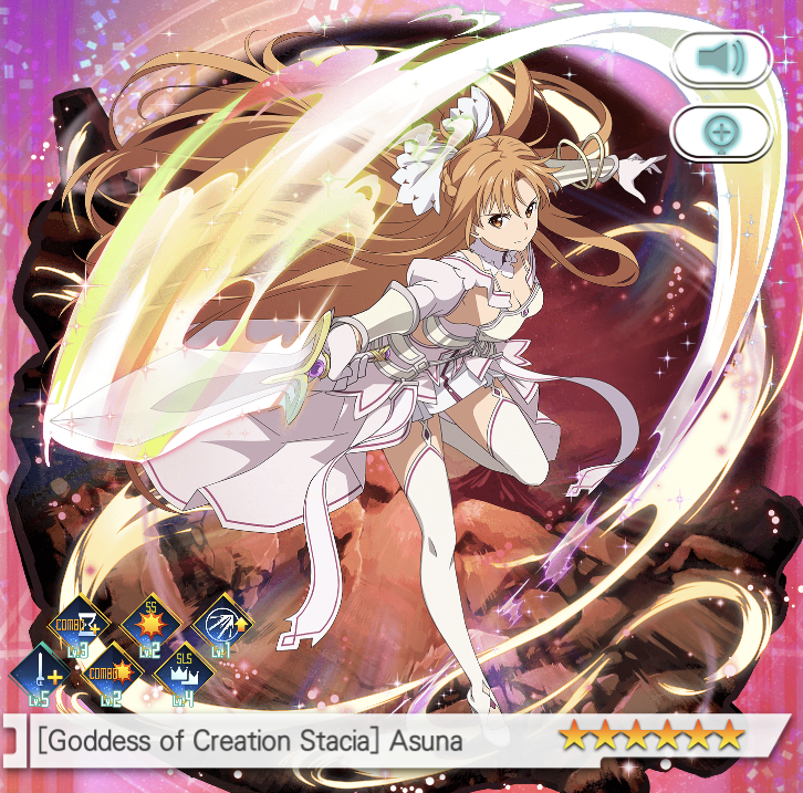 Goddess Of Creation Stacia Asuna Sword Art Online Memory Defrag Wiki Fandom
