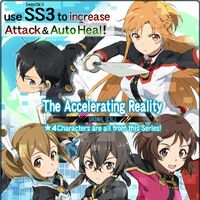 Character List Sword Art Online Memory Defrag Wiki Fandom